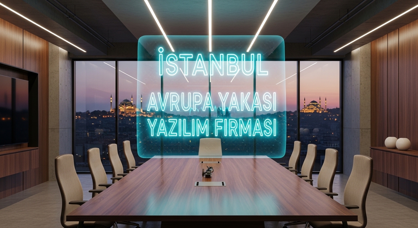 İstanbul Avrupa Yakası Yazılım Firması