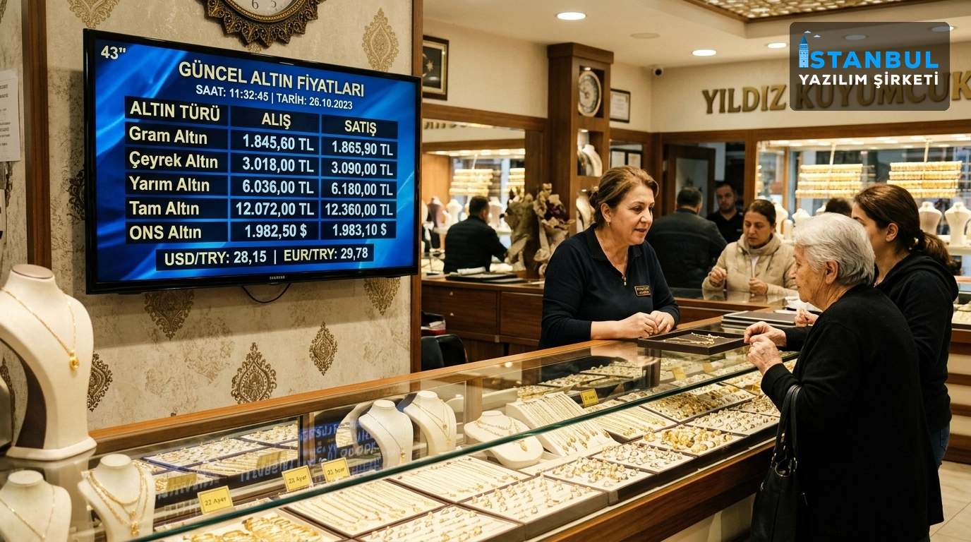 Kuyumculara Özel Yazılım Geliştiren Yazılım Şirketi